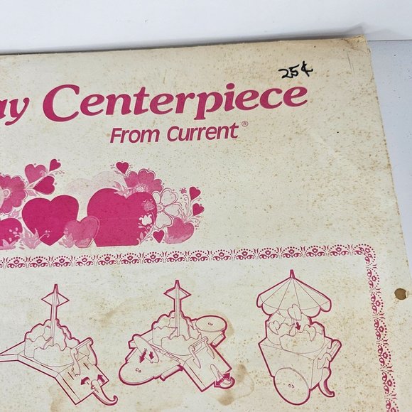 Vintage Current Inc Valentine's Day Centerpiece Holiday Decor 1979 - Picture 2 of 10